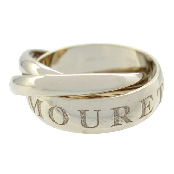 CARTIER 18k White Gold Trinity Ring - Picture 1 of 8